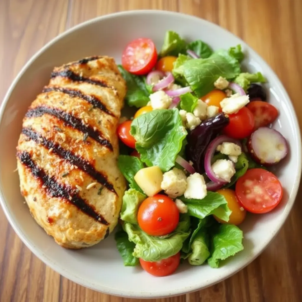 Grilled-Chicken-c74dd9b3-a2a4-45a5-8dfb-0860e12f9652 Grilled Chicken and Vegetable Salad